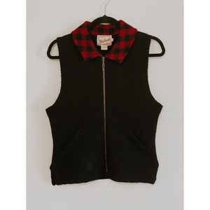 Vintage WOOLRICH 100% Wool Zip Up Vest